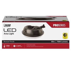 Feit Electric Dusk to Dawn Hardwired LED Bronze Area Light - 1 of 1