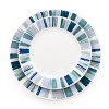 Gibson Home Orleans 12 Piece Round Ceramic Dinnerware Set in Blue - 3 of 4