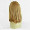 Unique Bargains Women's Wigs with Wig Cap Medium Long Hair Brown 18" - 4 of 4