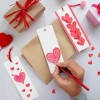 Infinite Curiosity 300 Pack Bulk Blank Bookmarks to Decorate, White Plain Page Markers with Hole for Price Hanging Gift Tags, 6 x 2 in - 2 of 4
