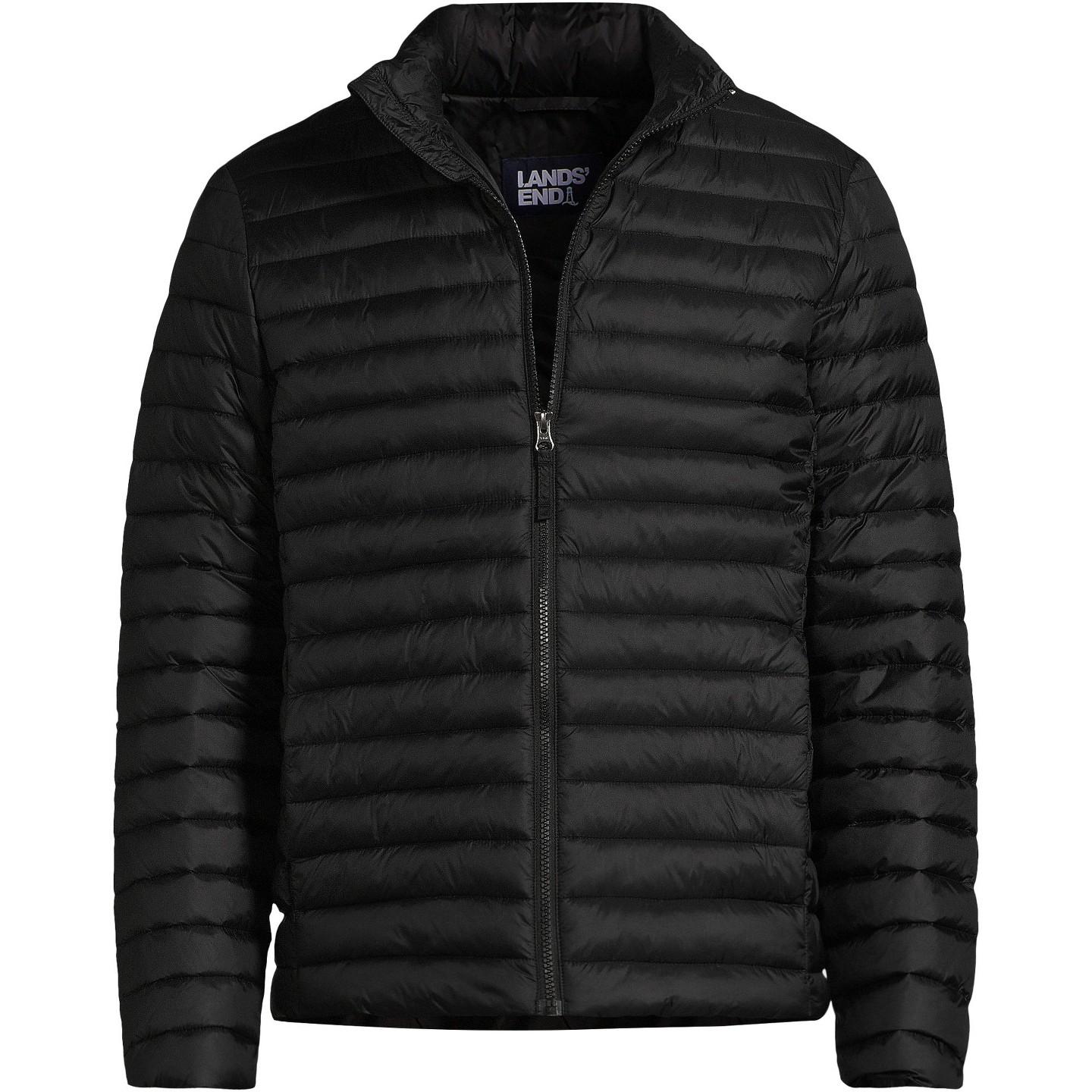 Мужская куртка Lands' End Insulated Jacket - Small - Black, цвет: Чёрный — фото 2