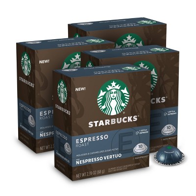 Starbucks By Nespresso Vertuo Line Espresso Roast – 40ct : Target
