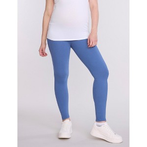 Women's Essential Stretch Secret Fit Over the Belly Maternity Leggings | Motherhood Maternity - 1 of 4