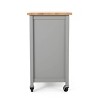 Westcliffe Contemporary Kitchen Cart with Wheels - Christopher Knight Home - 4 of 4