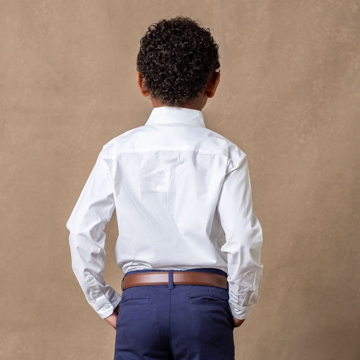 Hope & Henry Boys' Poplin Button Down Shirt, Kids - thumbnail 8