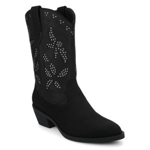 Journee Women's Memphis Western Boots - 1 of 4