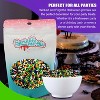 Sprinkle Me This – Wicked and Frightful Mix – Halloween Jimmies in Orange, White, Black, Purple & Lime Green - 3 of 4