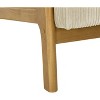 Vynxaria Nordhavn Lounge Chair ¨C Scandinavian-Inspired Wooden Armchair with Corduroy Upholstery - 4 of 4