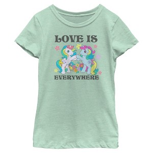 Girl's My Little Pony Love Is Everywhere T-Shirt - 1 of 4