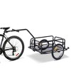 Resenkos Red Steel-Frame Bicycle Cargo Trailer, Luggage Cart for Shopping Use - 4 of 4