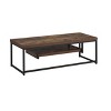 Bob TV Stand for TVs up to 47" Weathered Oak/Black Metal Finish - Acme Furniture - 4 of 4