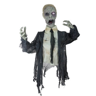 Northlight 18" Groundbreaking Animated Zombie Halloween Decoration