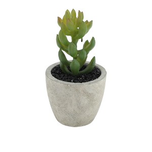 Unique Bargains Artificial Plants Plastic Pink 2.36"x2.36"x2.76" 1 Pcs - 1 of 4