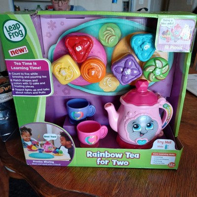 Leapfrog musical rainbow tea set sales target