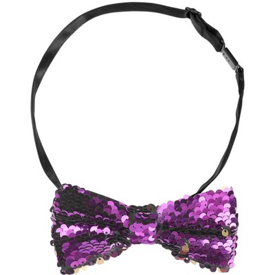 INSPIRE CHIC Men's Sequin Adjustable Pre-tied Bow Tie