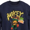 Boys' - Teenage Mutant Ninja Turtles - Michelangelo AKA Mikey Graphic Long Sleeve Fleece Sweatshirt - 2 of 4