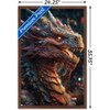 Trends International Wumples - Dragon Framed Wall Poster Prints - 3 of 4