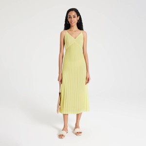 Women's Pleated Midi Slip Dress - A New Day™ - 1 of 4