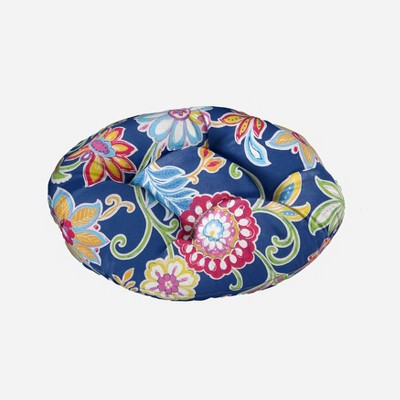 BrylaneHome Bh Outdoor Performance Tufted Round Chair Cushion