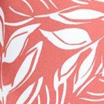 sweet coral etched leaf
