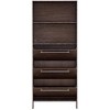 Lyngins Extendable Rotating Storage Cabinet, 2-Tone Buffet Sideboard Cabinet with Drawer & Flip Doors, Kitchen Cabinet, or Corner Cabinet - 4 of 4