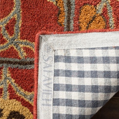 Heritage Red Hand-Tufted Wool 8' x 10' Area Rug