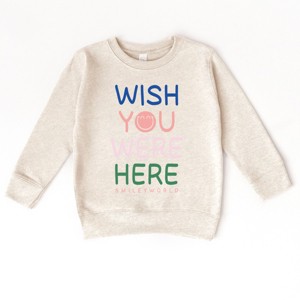 The Juniper Shop SmileyWorld Wish You Were Here Toddler Sweatshirt - 1 of 4