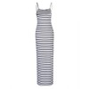 Women Full Slip Under Dresses Sleeveless Adjustable Spaghetti Strap Cami Maxi Dress Nightgowns Sleepwear - 3 of 4