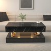 Bella Depot 39.37'' Coffee Table,Modern Coffee Table for Living Room,Living Room Tables - 2 of 4