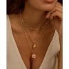 Layered Gold Shell Necklace With Conch & Starfish Pendant - Boho Non-Tarnish Summer Beach Vacation Jewelry Gift For Women - 2 of 4