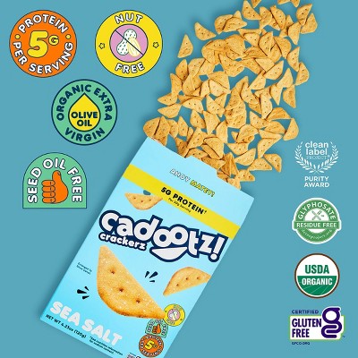 cadootz Sea Salt Crackers - 4.23oz