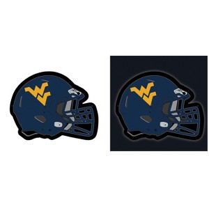 Evergreen Ultra-Thin Edgelight LED Wall Decor, Helmet, West Virginia University- 19.5 x 15 Inches Made In USA - 1 of 4