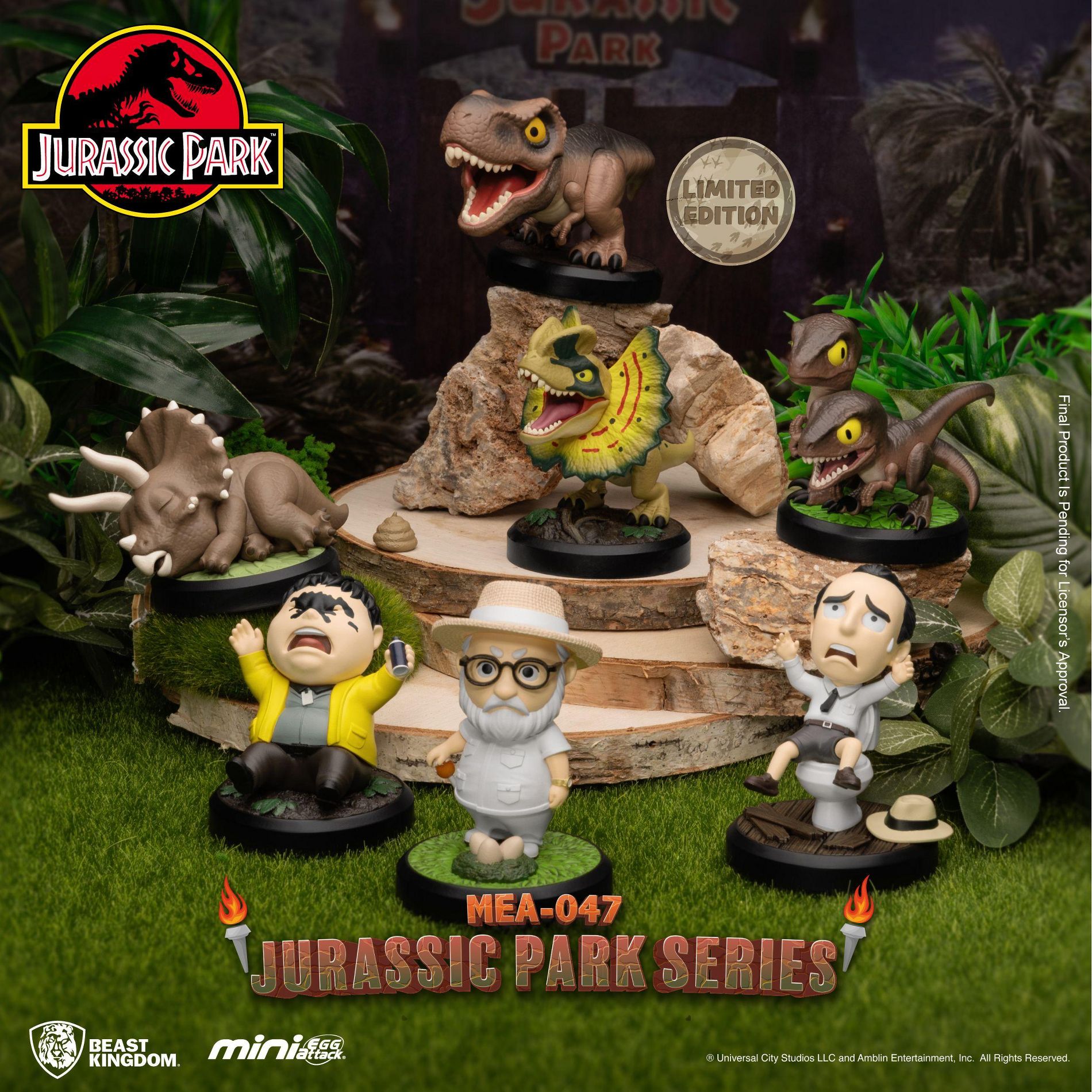 Jurassic Park Series Blind box Set (6PCS) (Mini Egg Attack)