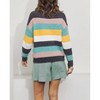 Women's COLORBLOCK PANEL KNIT SWEATER - J.NNA - 2 of 2