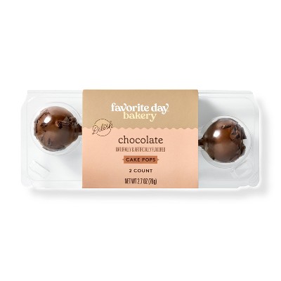 Chocolate Cake Pops - 2.7oz/2ct - Favorite Day™