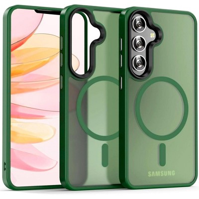Entronix [Magnetic] Case Compatible with Galaxy S24 Plus - Translucent Frosted Matte