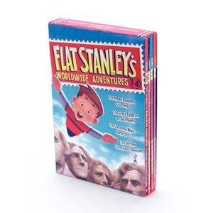 Flat Stanley's Worldwide Adventures #1-4 - by  Jeff Brown (Paperback) - 1 of 1