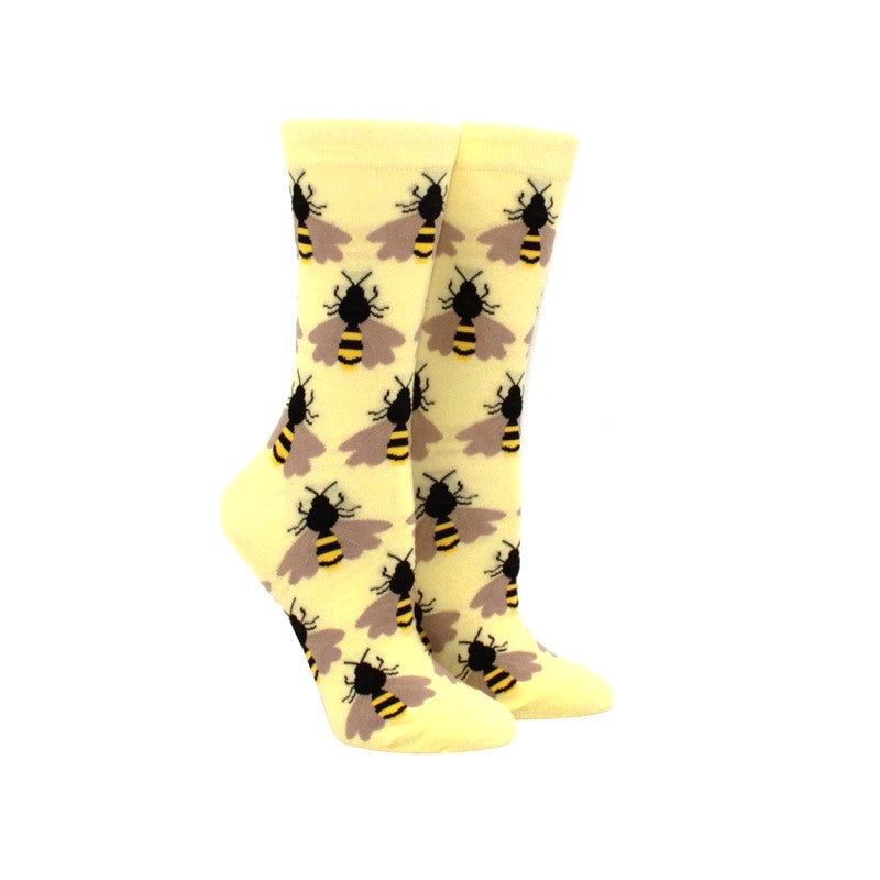 Bee Pattern Socks (Women's Sizes Adult Medium) from the Sock Panda, 1 of 2