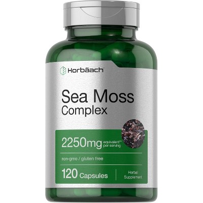 Horbäach Sea Moss Complex Capsules | 2250mg | 120 Count