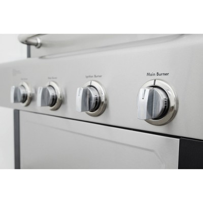 Kenmore 4-Burner Stainless Steel Propane Gas Grill with Side Burner