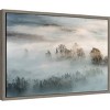 Amanti Art 23"x16" Winter fog by Marco Galimberti Framed Canvas Wall Art Print: Hand-Stretched, Modern Style, Horizontal Lithograph - 2 of 4