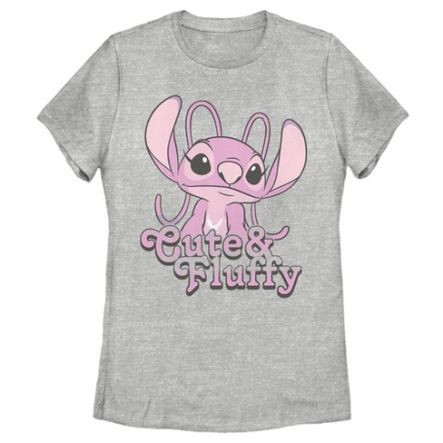 Women's Lilo & Stitch Angel Cute & Fluffy T-shirt : Target
