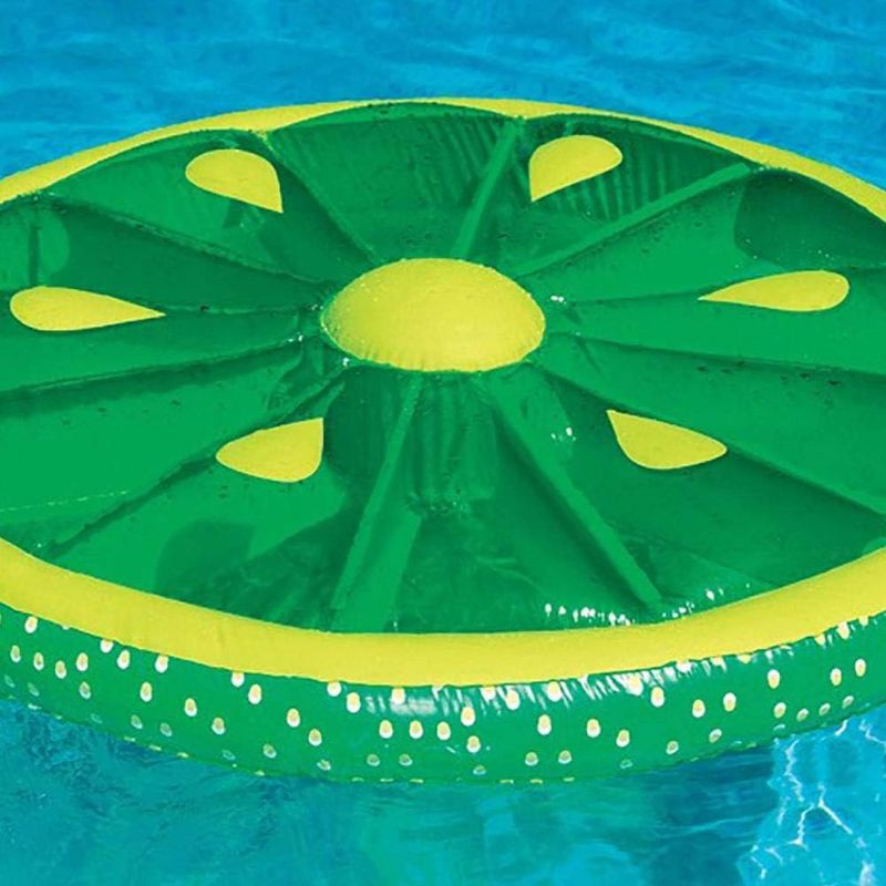Pool Central Inflatable Fruit Slice Swimming Pool Lounger Raft - 60" - Lime, 3 of 10