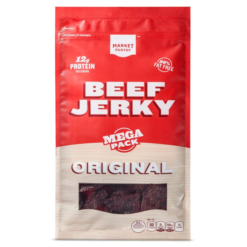 Original Beef Jerky - 8oz - Market Pantry&#8482;, 1 of 2