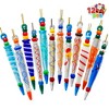 Joyfy Christmas Tree Decorations, 12Pcs Colorful Glass Icicle Christmas Tree Ornaments with Crystal Line, 3.54-3.7" Xmas Tree Hanging Decor - 2 of 4