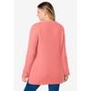 Woman Within Plus Size Waffle Thermal Sweatshirt - 3 of 4