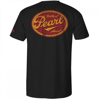 Mens Pearl Bottle Please Front and Back Print T-Shirt