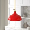 Hudson and Canal 10.75" Wide Pendant with Metal Shade - 2 of 4