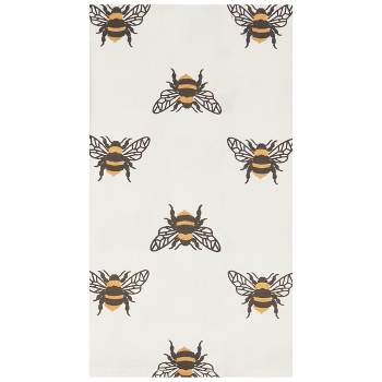 LOT OF Two Kitchen Towels~ “BEE KIND” Cotton ~14” x 24” Honey Bee TOWELS