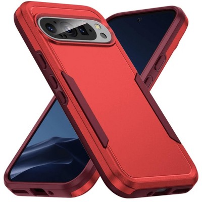 Entronix Case Compatible with Pixel 9/9 Pro - Soft-Touch Dual-Layer Sleek Cover